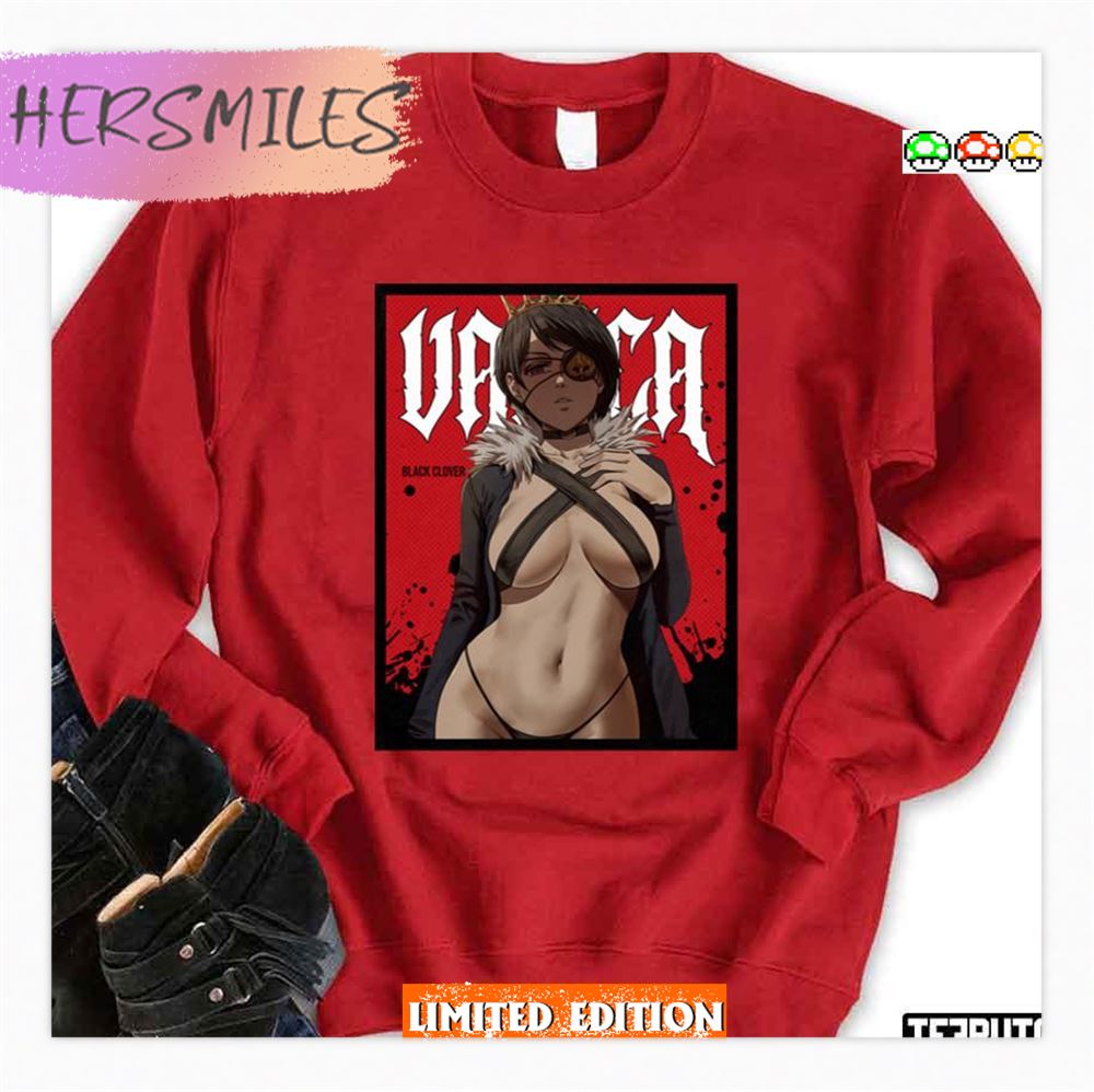 Vanica Red Comic Design Black Clover Artwork Shirt