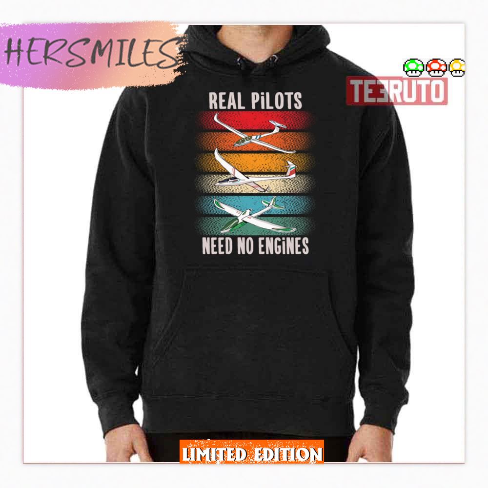 Vintage Sailplane Pilot Gliding For Gliders Shirt