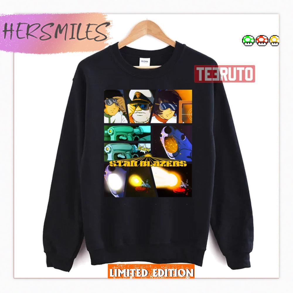 Wave Motion Gun Star Blazers Shirt Wave Motion Gun Star Blazers Shirt