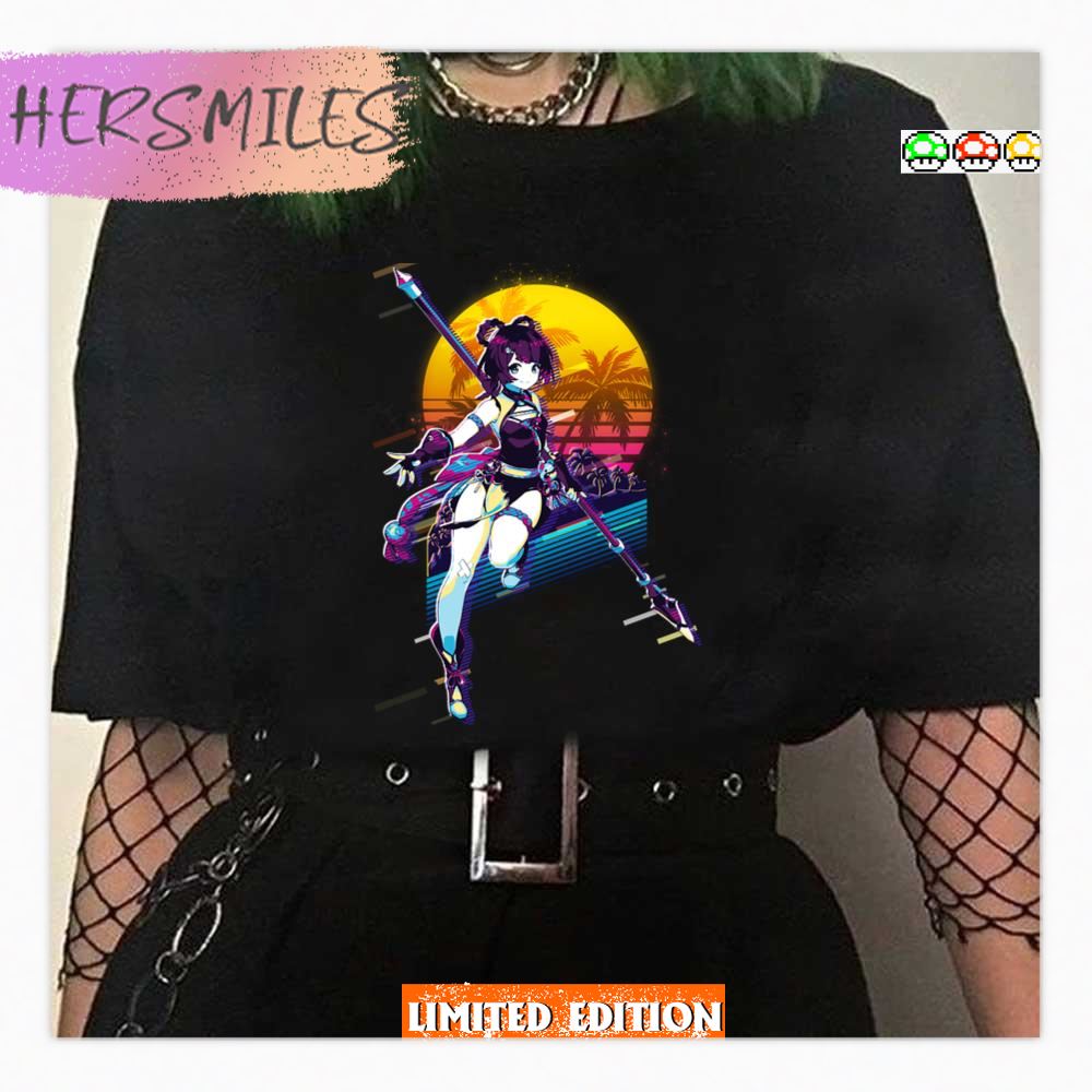 Xianglin Genshin Impact 80s Retro Shirt Xianglin Genshin Impact 80s Retro Shirt