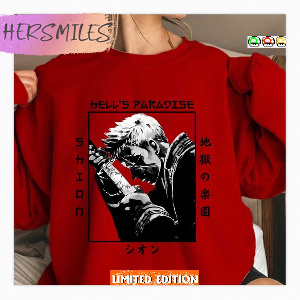 Yamada Asaemon Shion Hell's Paradise Shirt Yamada Asaemon Shion Hell's Paradise Shirt