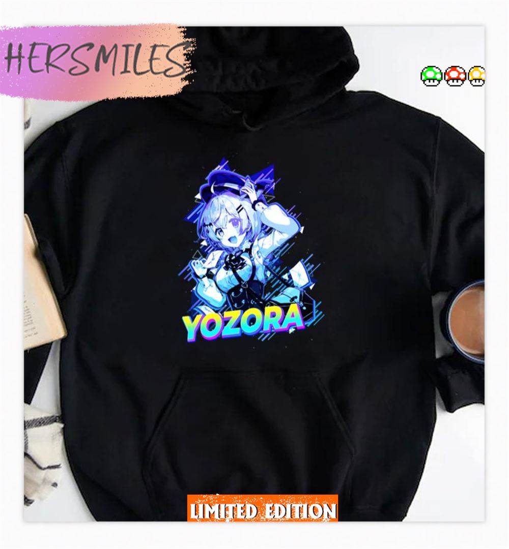 Yozora Mel Vtuber Active Hololive Neon Art Shirt