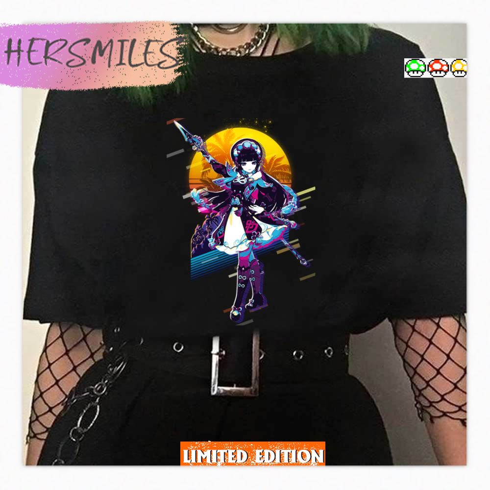 Yunjin Genshin Impact 80s Retro Shirt Yunjin Genshin Impact 80s Retro Shirt