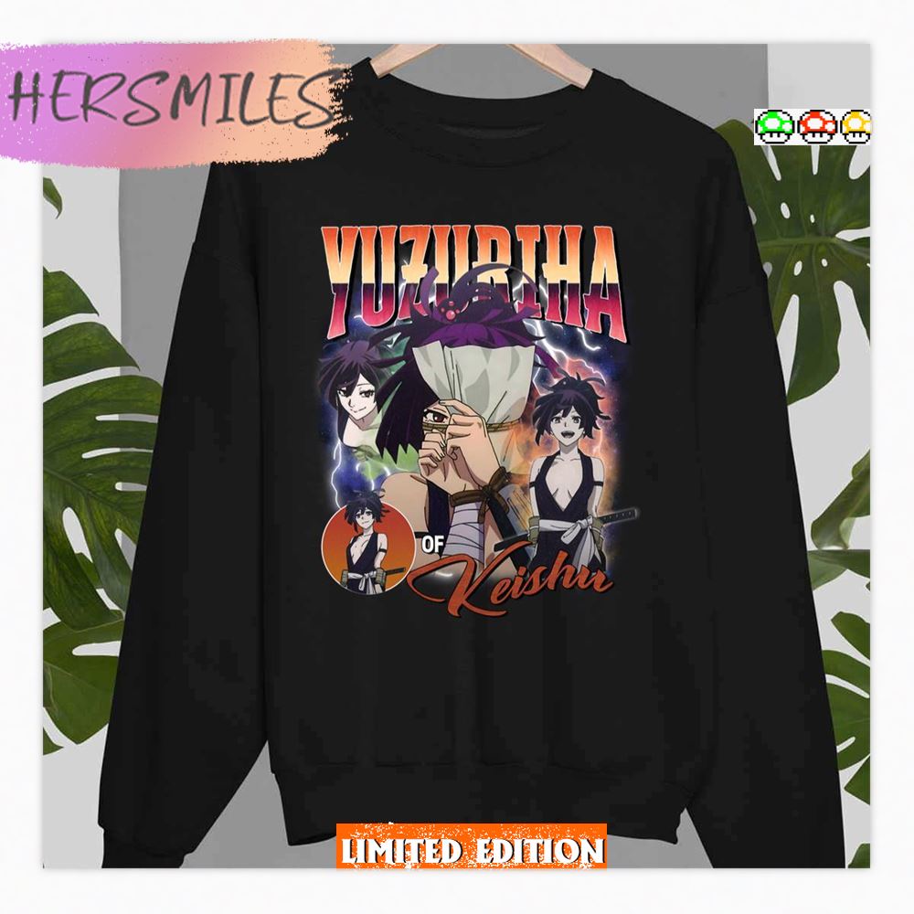 Yuzuriha Hell's Paradise Vintage Bootleg 90s Design Shirt Yuzuriha Hell's Paradise Vintage Bootleg 90s Design Shirt