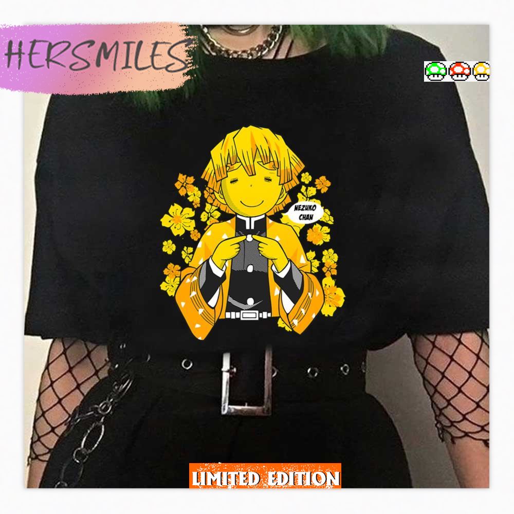 Zenitsu Kawaii Nezuko Chan Demon Slayer Zenitsu Agatsuma Shirt Zenitsu Kawaii Nezuko Chan Demon Slayer Zenitsu Agatsuma Shirt