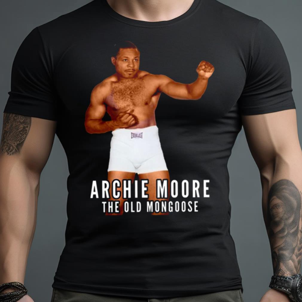 Archie Moore The Old Mongoose Boxing Legend Colorized Shirt Hersmiles