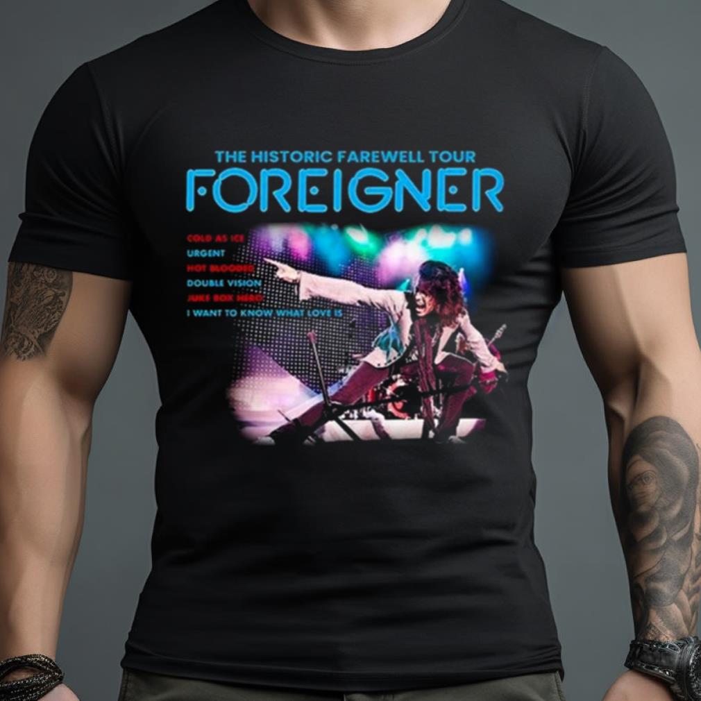 Foreigner The Historic Farewell Tour 2023 Shirt Hersmiles