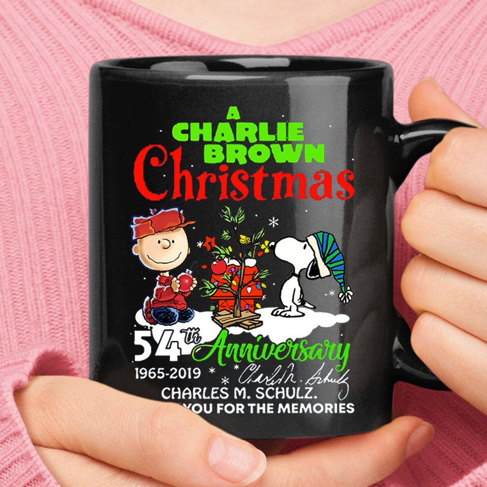 A Charlie Brown Christmas 54th Anniversary Snoopy Mug