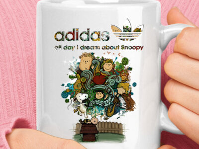 Adidas All Day I Dream About Snoopy Charlie Brown Dream Mug