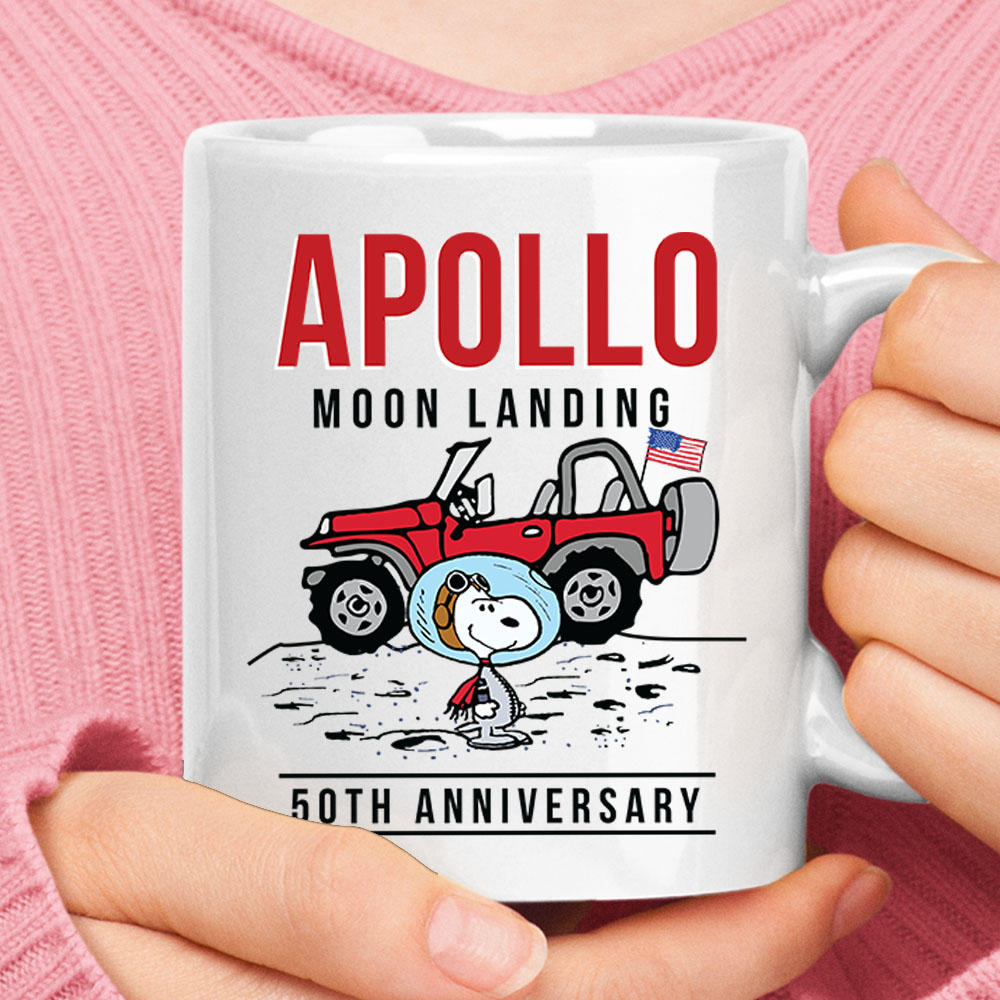 Apollo Moon Landing 50th Anniversary Snoopy Astronaut Mug