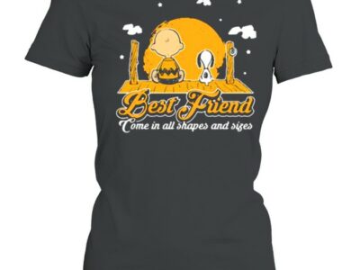 Best Friend Come In All Shapes And Sizes Moon Snoopy Charlie Shirt