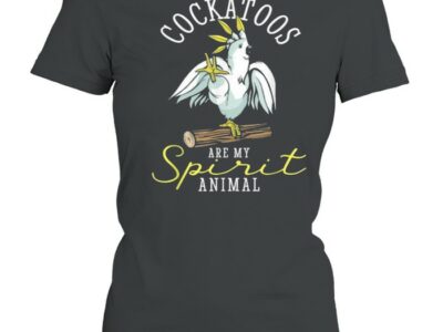 Cockatoo Are My Spirit Parrot Animal Funny T-Shirt