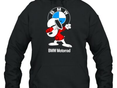 dabbing snoopy bmw logo shirt unisex hoodie