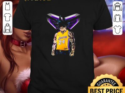Dragon Ball Z Son Goku Mashup Kobe Bryant Los Angeles Lakers Shirt
