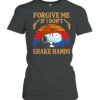 Forgive Me If I Don’t Shake Hands Cowboy Snoopy Mask Vintage Shirt