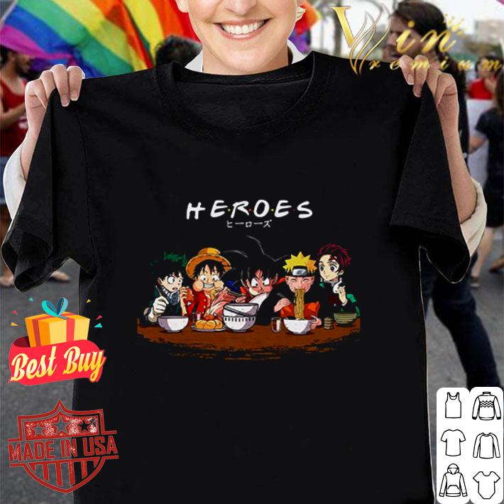 Heroes Friends Naruto Luffy Songoku 