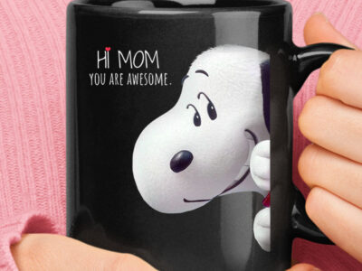 Hi Mom You Are Awesome 3D Snoopy Mother’s Day Mug