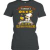 I Just Want To Drink Beer And Ignore All Of My Old Man Problems Snoopy Shirt