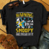 I’m A Big Fan Of Snoopy, And Proud Of It , Funny Snoopy Tee, Peanut Gang Tee, Woodstock, Charlie Brown, Cute Snoopy, Peanuts Shirt