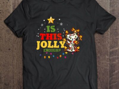 is this jolly enough snoopy and woodstock christmas ri