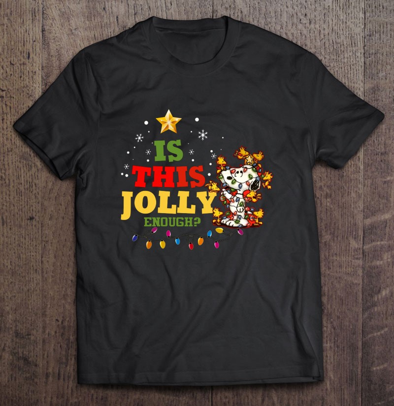 Is This Jolly Enough Snoopy And Woodstock Christmas