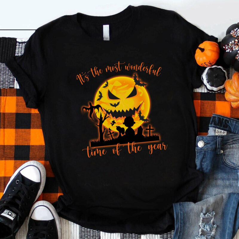 It’s The Most Wonderful Time Of Year Snoopy Tee, Disney Halloween Shirt, Spooky Season, Disney Trick Or Treat, Pumpkin Shirt, Peanuts Shirt
