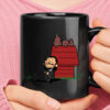 John Wick Charlie Brown And Snoopy Resting By The Dog House Mug