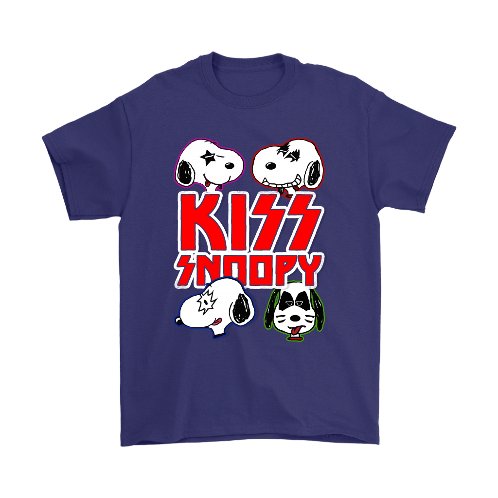 KISS Band Snoopy Shirts KISS Band Snoopy Shirts