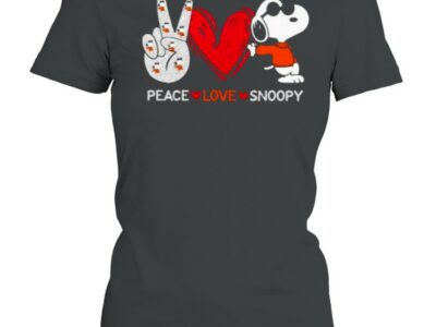 Peace Love Snoopy Shirt