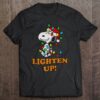 Peanuts Snoopy Christmas Lighten Up Tank Top