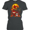 Snoopy and Charlie Brown Pumpkin Louisville Cardinals Halloween Moon shirt