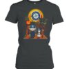 Snoopy and Charlie Brown Pumpkin Seattle Mariners Halloween Moon shirt