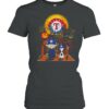 Snoopy and Charlie Brown Pumpkin Texas Rangers Halloween Moon shirt
