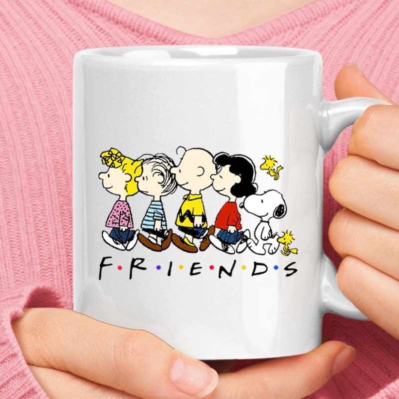 Snoopy And The Peanuts F.R.I.E.N.D.S Mug