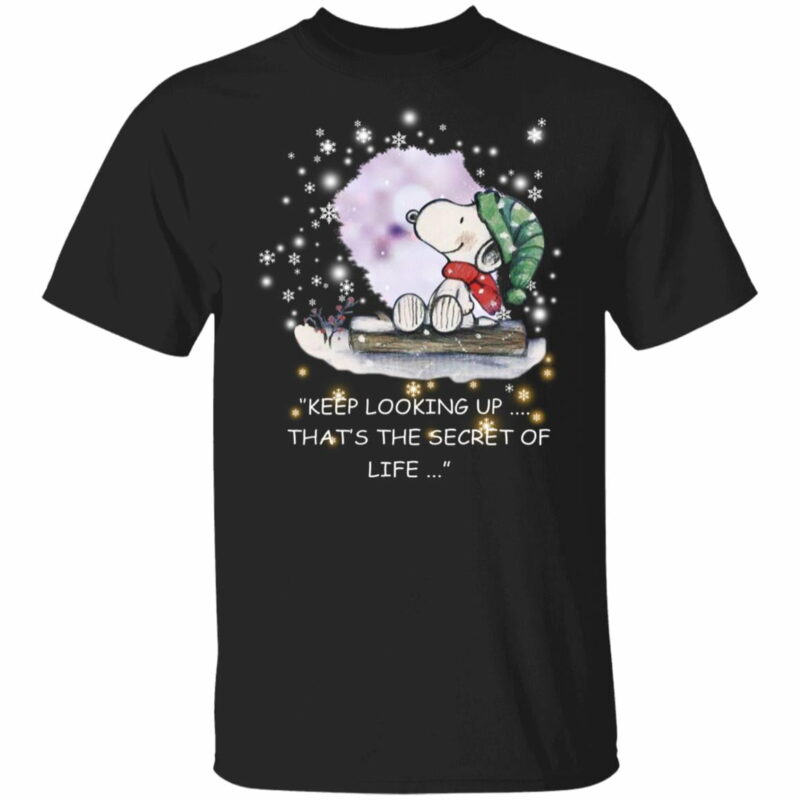 Snoopy And Woodstock Keep Looking Up That’s The Secret Of Life Shirt