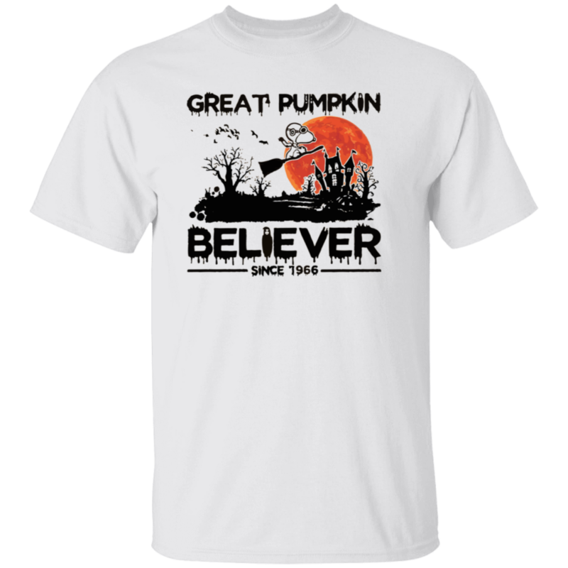 Snoopy Great Pumpkin Believer Since 1966 Halloween Shirt - Hersmiles