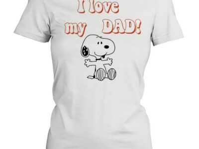Snoopy I Love My Dad Shirt