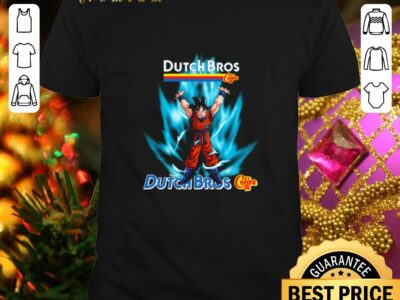 Son Goku Mashup Dutch Bros Coffee Genki Dama Shirt