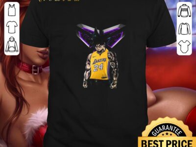 Son Goku Mashup Kobe Bryant Logo Los Angeles Lakers 24 Shirt