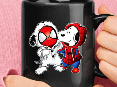 Spider-Man And Snoopy Costumes Exchange Mug