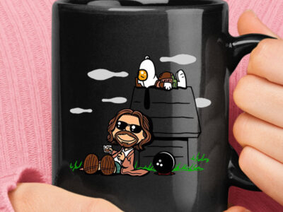The Big Lebowski And Snoopy The Dude Abides Mug