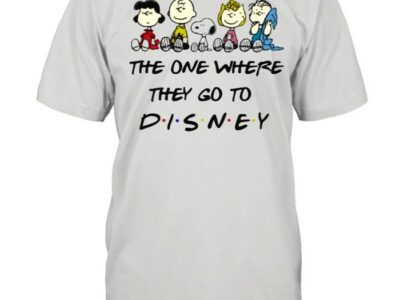 The One Where They Go To Disney Snoopy And Friends Peanuts Movie Shirt