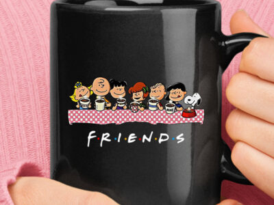 The Peanuts Together By The Table F.R.I.E.N.D.S Snoopy Mug