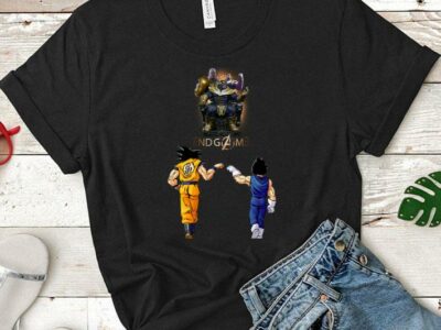 Thanos Avengers endgame Goku and Vegeta shirt