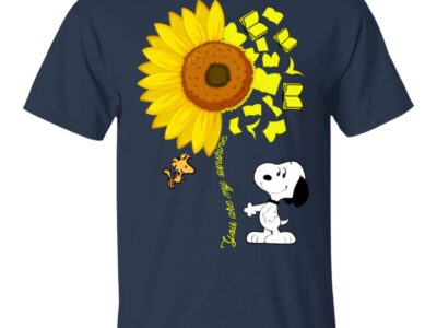 You Are My Sunshine Snoopy Woodstock Books New 2021 Shirt