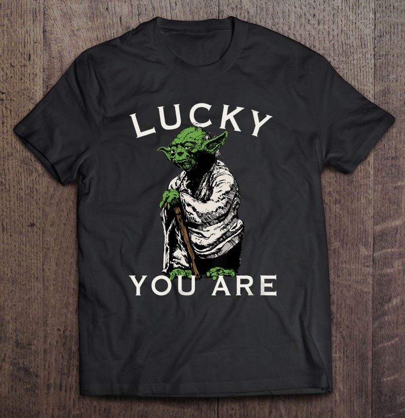 Star Wars St. Patrick's Day Yoda Lucky You Are