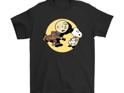 Adventures Of Charlie Tintin Mashup Snoopy Shirts