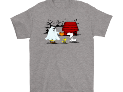 Halloween Night Charlie Brown Scared Snoopy Shirts