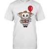 Baby Yoda Cosplay Pennywise shirt