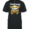 Baby Yoda face mask hug FirstEnergy shirt